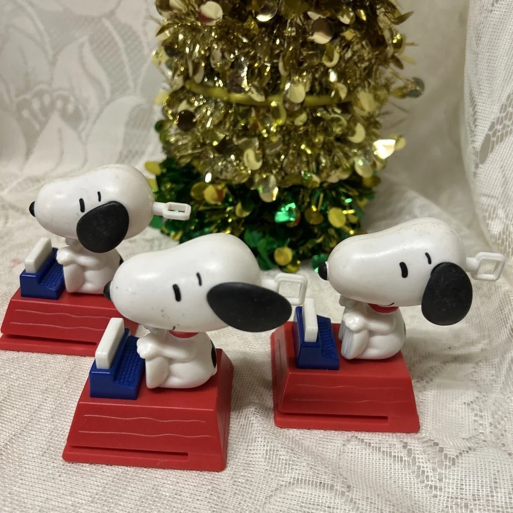 The Peanuts Snoopy 2018 McDonalds‎ Happy Meal Toys - Lot of 3 Stocking Stuffers